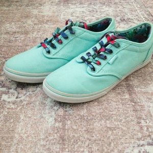 Aqua VANS 🤍